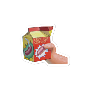 "Drinkable Sausage" Sticker