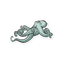 Load image into Gallery viewer, Big Blue Squid Sticker