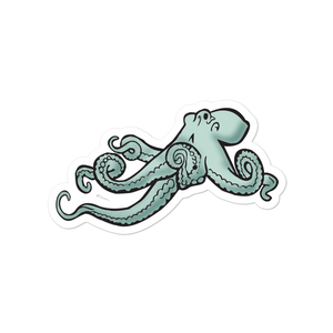 Big Blue Squid Sticker