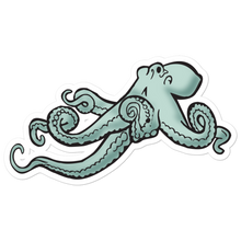 Load image into Gallery viewer, Big Blue Squid Sticker