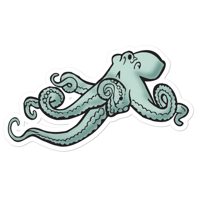 Big Blue Squid Sticker