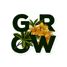 Load image into Gallery viewer, &quot;Grow&quot; Floral Sticker