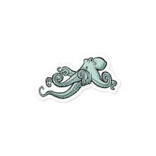 Load image into Gallery viewer, Big Blue Squid Sticker