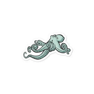 Big Blue Squid Sticker