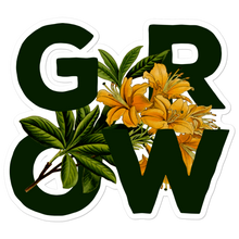 Load image into Gallery viewer, &quot;Grow&quot; Floral Sticker